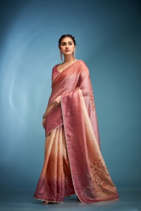 Prix de gros Saree de haute qualité pour le travail à la main avec chemisier de créateur pour les fêtes et les sorties occasionnelles du grossiste indien - Product Image 3