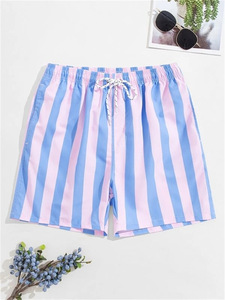 Pantalones cortos de poliéster de fabricantes chinos para hombre, pantalones cortos con estampado personalizado, bloque de Color, pantalones cortos para hombre, envío DDP - Product Image 4