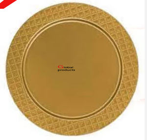 Placa de cargador con aspecto martillado de acero inoxidable y metal con acabado plateado superventas para restaurante y bar de hotel - Product Image 3