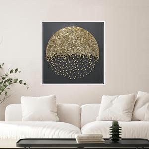 Modern Canvas Art Print: Elegant Abstract Decor for Home,White <b>Framed</b> - Product Image 1