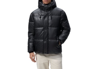 แจ็กเก็ตฤดูหนาวอัจฉริยะสำหรับผู้ชายปกเสื้อมีฮู้ดแบบฟองระบายอากาศมีกระเป๋าผ้าทอน้ำหนักเบา - Product Image 3