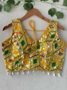 Ropa de fiesta étnica Blusa tradicional elegante Confeccionada Elegante Cómodo Listo para usar Blusas de diseñador Nupcial Último exclusivo - Product Image 2