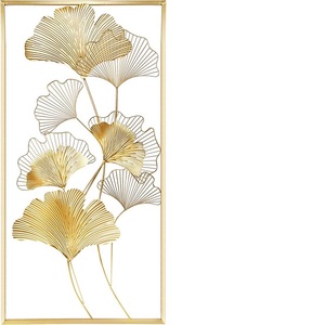 ของตกแต่งผนังบ้านทำจากไม้และโลหะทำมือ,ของตกแต่งสำหรับตกแต่งบ้านออฟฟิศห้องนั่งเล่นห้องนอนในร่มและกลางแจ้ง - Product Image 2