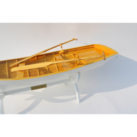Modèle de bateau à rames à coque en clinker / Bateaux traditionnels / Bateaux à rames / Cadeau de haute qualité