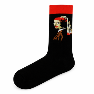 Chaussettes en coton à motifs colorés, chaussettes fantaisie amusantes pour hommes et femmes, chaussettes habillées multicolores douces et respirantes, fournisseur en gros - Product Image 3