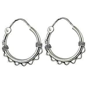 Boucles d'oreilles créoles en argent sterling 925 pour femmes, tendance, à porter au quotidien, motifs religieux lune/étoile, plaqué rhodium, or 18 carats, diamant, perle - Product Image 2