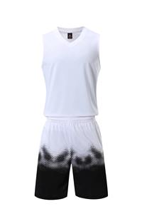 Ensemble de survêtement de basketball coloré, absorbant l'humidité, séchage rapide, vêtements de sport pour hommes et femmes, pour impression par transfert thermique - Product Image 5