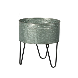 Một-một cái nhìn Vàng Hoàn thành kim loại planter để thêm một liên lạc cổ điển để cài đặt bảng sử dụng planter với giá nhà máy trực tiếp - Product Image 3