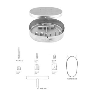 Nabatoff Kit complet de sondes chirurgicales pour instruments médicaux professionnels avec applicateurs de coton en acier Doyen Nelaton Lockhart - Product Image 5