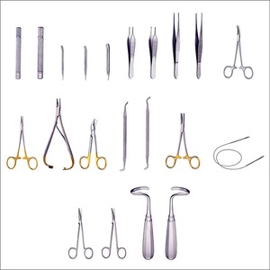 Juego de instrumentos de reconstrucción auricular FS Ortho Acero inoxidable de alta calidad y cirugía plástica 22 piezas Fuente de alimentación manual - Product Image 6