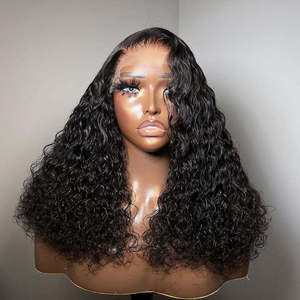 Peluca de Cabello Humano Virgen Brasileño sin Pegamento, Color Marrón Degradado y Reflejos Color Piano, Extensiones de Cabello Humano con Frente de Encaje al por Mayor - Product Image 1