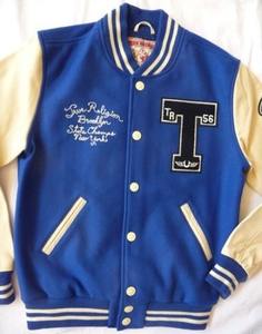 Gran oferta, última tendencia, chaqueta universitaria de tela de satén larga, logotipo personalizado, talla grande, diseño Simple, soporte, estilo Letterman para exteriores - Product Image 1