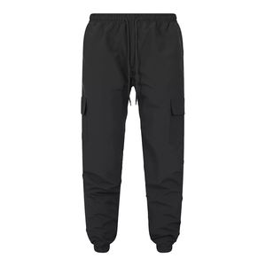 Pantalones cargo para hombre Bolsillos con cremallera Jogging Bottom Sport Gym Work Wear - Product Image 1