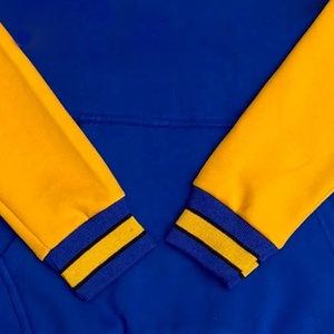 Sudadera con capucha de cuello térmico de estilo universitario, tejido polar de poliéster de algodón de alta calidad, Jersey de invierno bordado lavado - Product Image 6