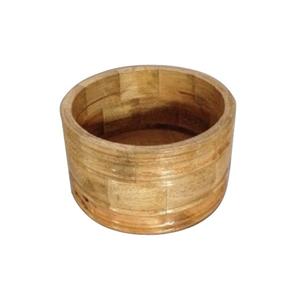 Cuenco de madera tallado de alta calidad para catering para servir ensalada de frutas, pasta o fideos, cuenco para servir en el hogar - Product Image 3