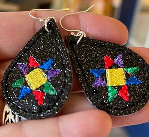 Boucles d'oreilles en perles de graines noires, boucles d'oreilles multi-perles personnalisées, bijoux de fête pour femmes au meilleur prix, boucles d'oreilles en perles - Product Image 6