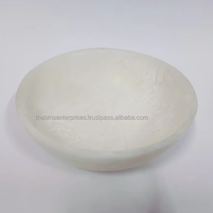 ชามหมุนวนทำจากเรซินสีขาวสำหรับมื้อเช้าและมื้อกลางวันชามอาหารค่ำทำมือเรซิ่น - Product Image 1