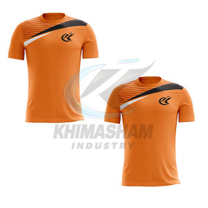 ผู้ผลิตเสื้อฟุตบอลแบบกำหนดเอง OEM ODM คุณภาพสูง ระบายอากาศได้ดี แห้งเร็ว แขนสั้น ชุดทีม ขายส่ง เสื้อผ้ากีฬา 100% - Product Image 3