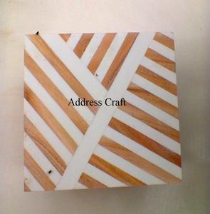 Sous-verres en bois et résine écologiques, accessoires de table, vaisselle, sous-verres à boire, sous-verres modernes pour la maison, sous-verres pour tasses à thé, sets de table - Product Image 4