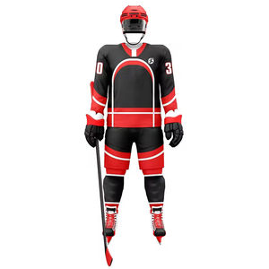 Diseño de precio al por mayor 100% poliéster desgaste del equipo transpirable campo hockey Jersey y pantalones cortos conjuntos con etiqueta privada - Product Image 2