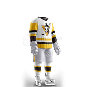 Uniforme de Hockey sobre Hielo Unisex de Calidad Superior, Hecho a Medida, 100% Poliéster, Jersey Deportivo para Equipo, Conjunto de Entrenamiento de Invierno, Impresión Digital - Product Image 4