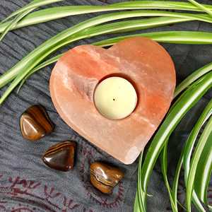 Haute Qualité Premium Sculpté Bougeoir Sel Lampe Artisanat Naturel avec Premium Sculpture Technique Prix De Gros - Product Image 3