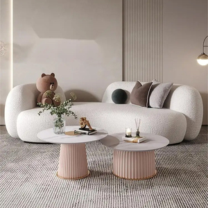 Sofá seccional Sofá italiano Sofá grande para sala de estar espaciosa Comodidad - Product Image 5