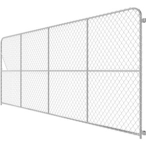 Puerta de valla de enlace de cadena de acero galvanizado en el departamento de cercado de eslabones de cadena - Product Image 2