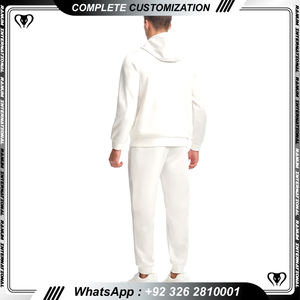 Pull uni vierge personnalisé joggers à capuche pantalons de survêtement et sweat à capuche ensemble jogger costume survêtement survêtement pour hommes - Product Image 5