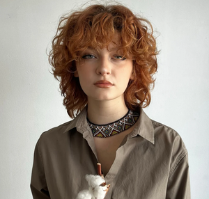 Collar popular ucraniano hecho a mano, joyería de los Cárpatos, Lemkiwska Kryvulka - Product Image 1