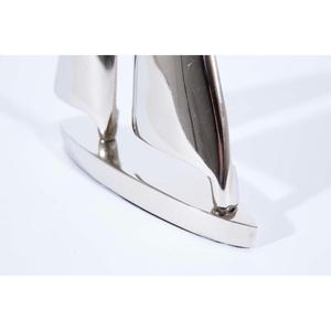 Objeto decorativo de yate Premium, modelo de yate de aluminio fundido, Decoración de mesa, acento brillante pulido, escultura artesanal de yate/barco - Product Image 4