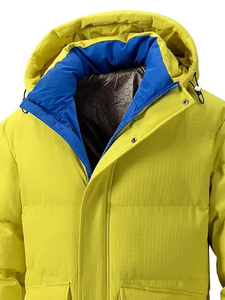 Veste à bulles d'hiver à la vente chaude pour hommes, veste à bulles légère et chaude pour l'extérieur, veste à bulles en duvet pour hommes - Product Image 4