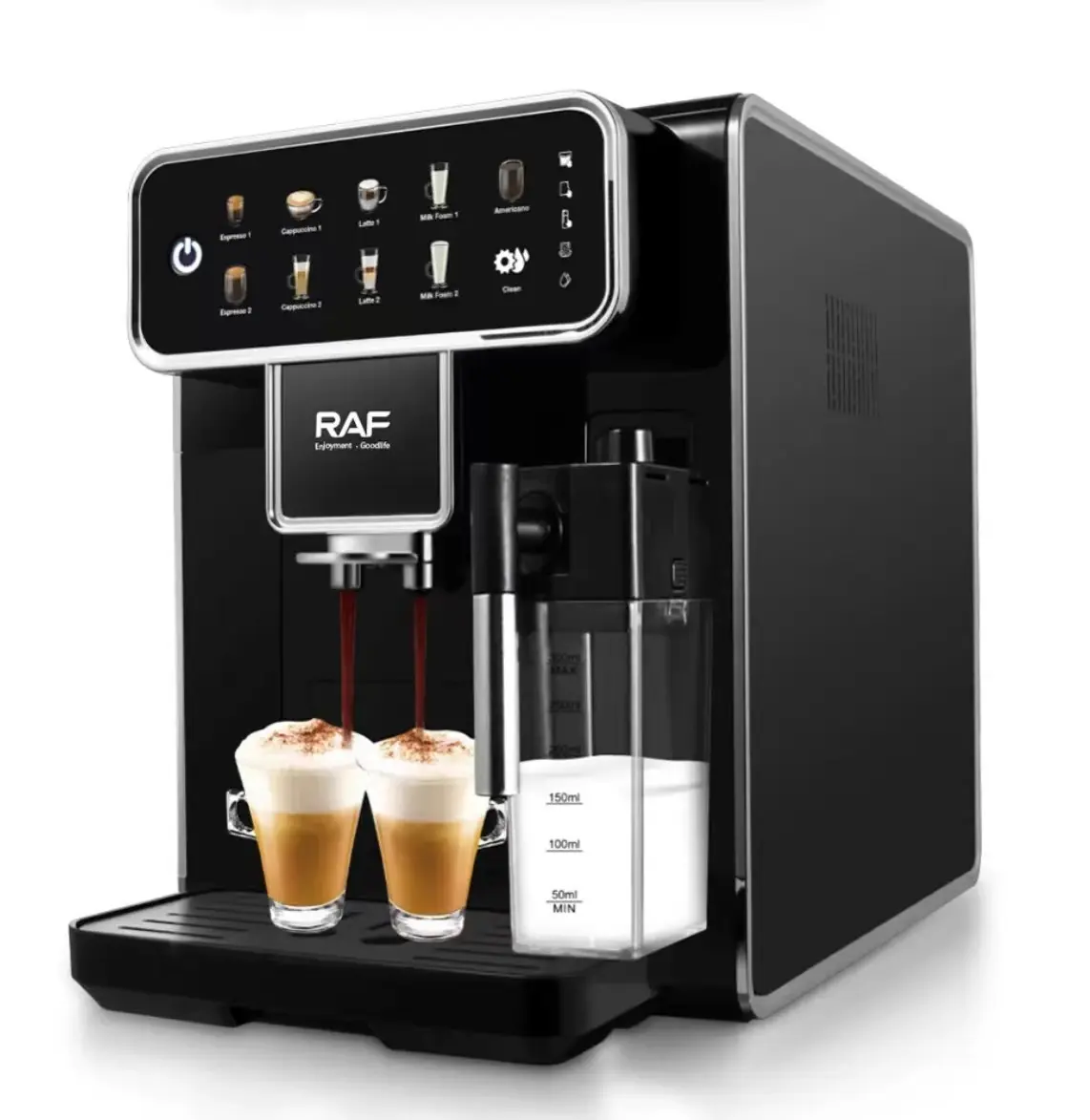 Fabrieksprijs Volautomatische Koffiemachine Een Knop Automatische Espresso Cappuccino Machine Koffiezetapparaat Met Touchscreen