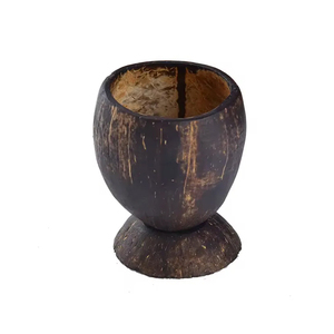 Handcrafted <b>Coconut</b> Shell Tea <b>Cup</b> & Saucer Sets Bulk Quantity Cost-Effective Solution for Premium Indian Drinking Experience - Product Image 1