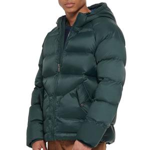 Chaqueta de abrigo para hombre, chaqueta acolchada gruesa para jóvenes con cuello levantado de Color sólido suelto de algodón con dobladillo ajustable de invierno para hombre - Product Image 2