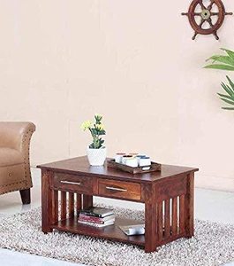 Phong Cách Truyền Thống Rắn Sheesham Gỗ Bàn Cà Phê 4 Chạm Khắc Phân Có Thể Điều Chỉnh Vuông Centre Trong Nhà/Ngoài Trời Phòng Khách Thiết Lập - Product Image 1