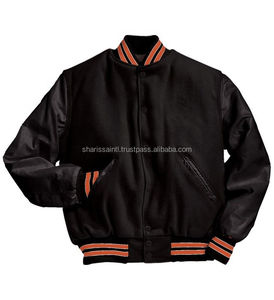 Chaquetas Varsity Personalizadas de Talla Grande para Invierno, Estilo Bomber de Lana para Fútbol Americano, Estilo Escolar, Tejidas - Product Image 4