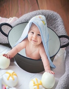 Vente en gros de nouvelles baignoires de grande capacité pour enfants baignoire photographie nouveau-né en métal baignoire pour bébé photoshoot accessoire - Product Image 6