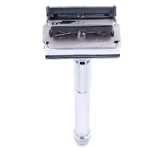 Rasoir de sécurité 2-en-1 réutilisable et écologique OEM ANAAIF, instrument de beauté à bord droit en acier inoxydable, vente en gros, produit phare - Product Image 2