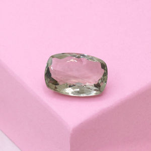 พลอยอะมีทิสต์สีเขียวธรรมชาติทรงคุชชั่นคุณภาพสูง ได้รับการรับรองจาก GIA สำหรับทำเครื่องประดับ เหมาะสำหรับเป็นพลอยประจำเดือนกุมภาพันธ์ - Product Image 3