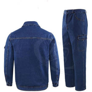 Turn Down Collar Men Jeans Set Tallas grandes Hombres Jeans Set Uso al aire libre Hombres Jeans Set para tamaño adulto - Product Image 2