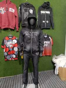 Los chándales de algodón 100% personalizados para hombre más vendidos, ropa de invierno deportiva y de moda de alta calidad con estilo de conjunto de patrón sólido - Product Image 6