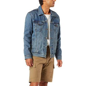 Blouson en Jean à la mode pour hommes, vêtement en Denim, personnalisé, à la mode, pour adultes, nouveau Design, tendance - Product Image 1