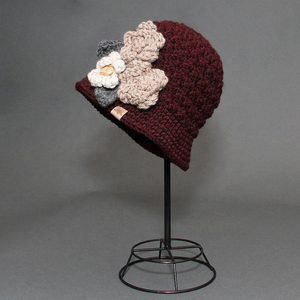 Patron de chapeau bob en crochet Montgomery, style à carreaux, pour enfants, en fil épais, idéal pour l'automne et l'hiver, pour usage quotidien et festif - Product Image 5