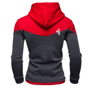 Venta al por mayor de gran tamaño Puffer sudaderas con capucha para hombres 100% algodón personalizado impreso Logo sudaderas Streetwear para uso en el gimnasio en invierno - Product Image 2