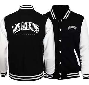 Vestes d'université pour hommes avec logo personnalisé 100% Tarifs d'hiver les moins chers pour les vestes d'université pour hommes de marque de qualité - Product Image 4