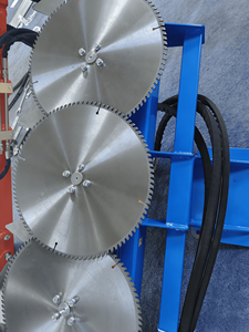 Tête de scie circulaire à 4 lames, scie pour excavatrice hydraulique, coupeur à quatre lames, accessoire de scie à bois pour excavatrice - Product Image 4