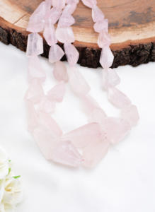 Cuentas Facetadas de Cuarzo Rosa, Piedras Preciosas para la Elaboración de Joyería Fina - Product Image 3