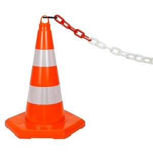2.5 m Red and White Plastic Chain for Traffic Warning Products - Product Image 6