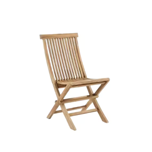 Good Quality Solid Wood European Modern <b>Folding</b> Dining <b>Chairs</b> for Commercial Use in Hotels Restaurants Gardens - Product Image 2